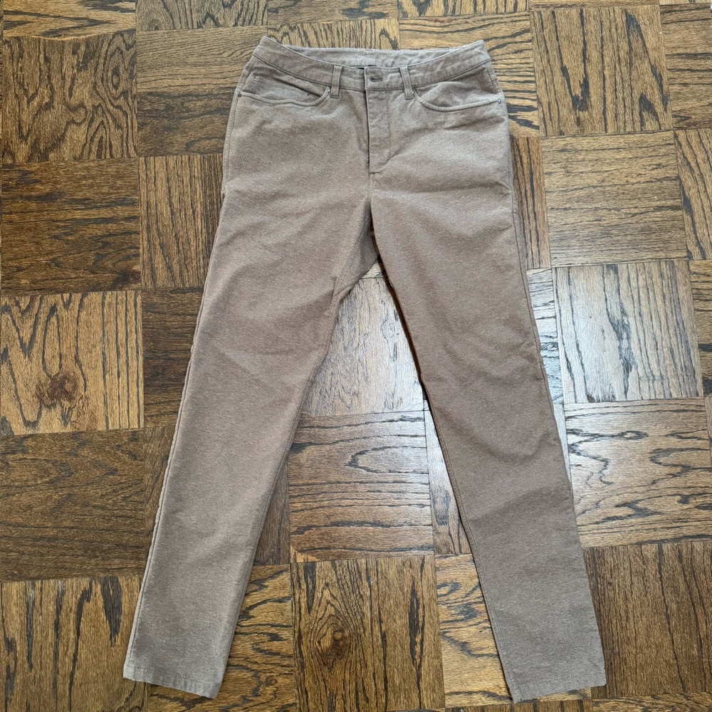 Lululemon ABC Utilitech Slim-Fit 5 Pocket Pant 31 x 34”L Heathered Burnt Caramel